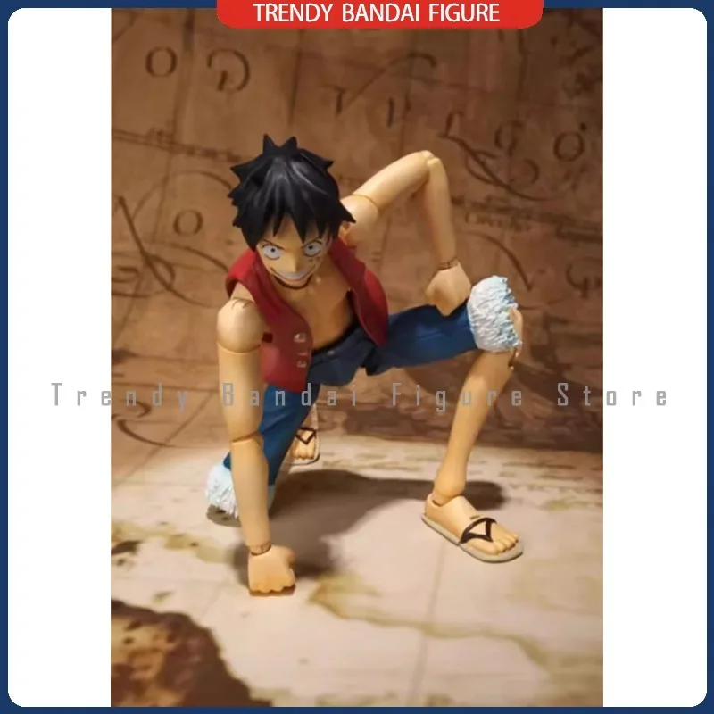 Op voorraad Bandai SHF One Piece Luffy S.H.Figuarts Action Figure Anime Model Speelgoed Hobby