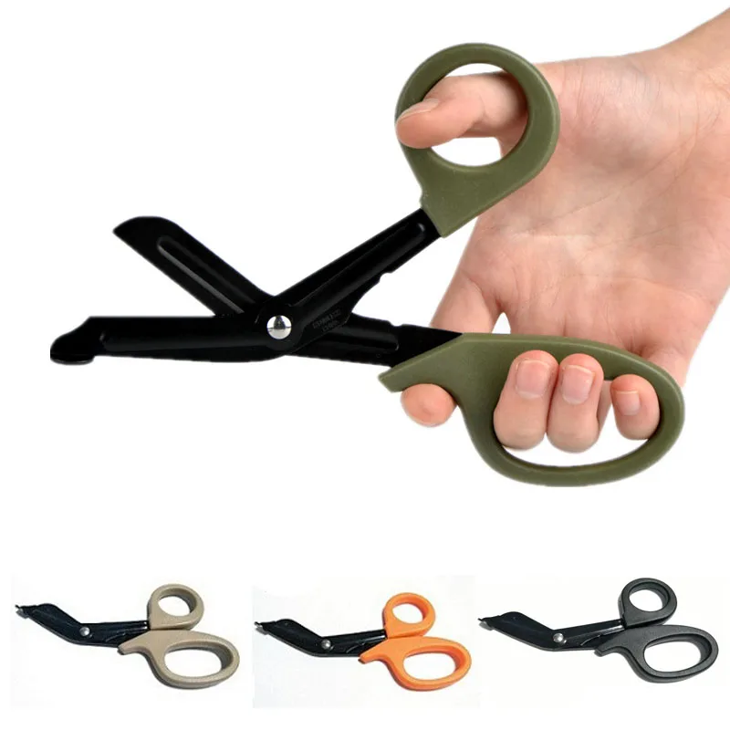 

Tactical Camping Survival Kit EDC Shear Paramedic Medical Emergency Scissor First Aid Kit Bandage Cutter Outdoor Tools Equipment