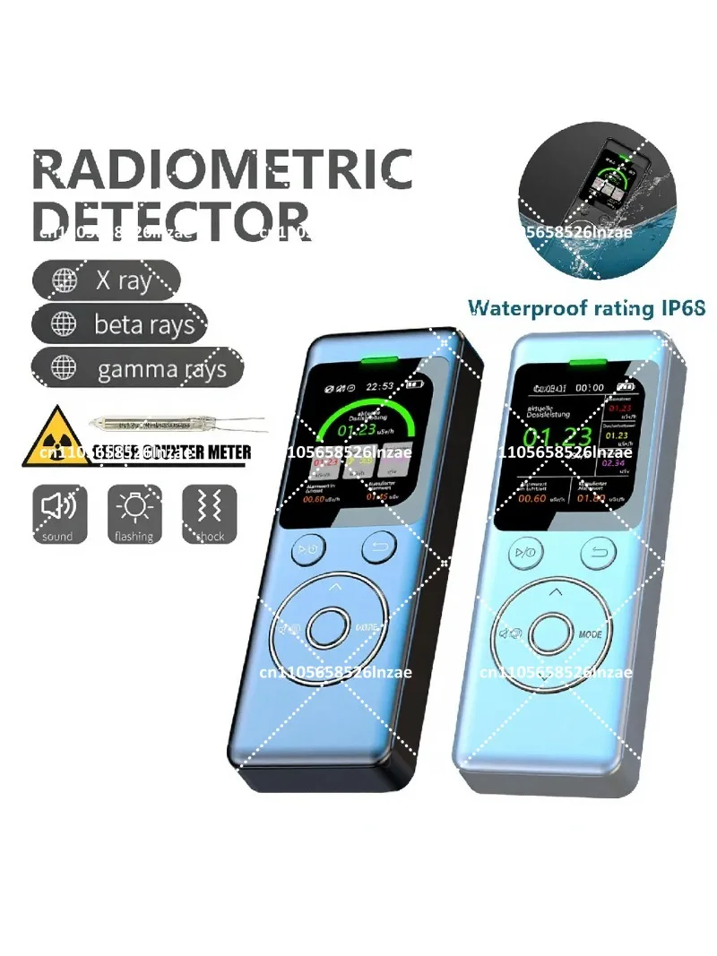 Waterproof Geiger Counter GM02 Personal Radiation Detector Dosimeter X Gamma Beta