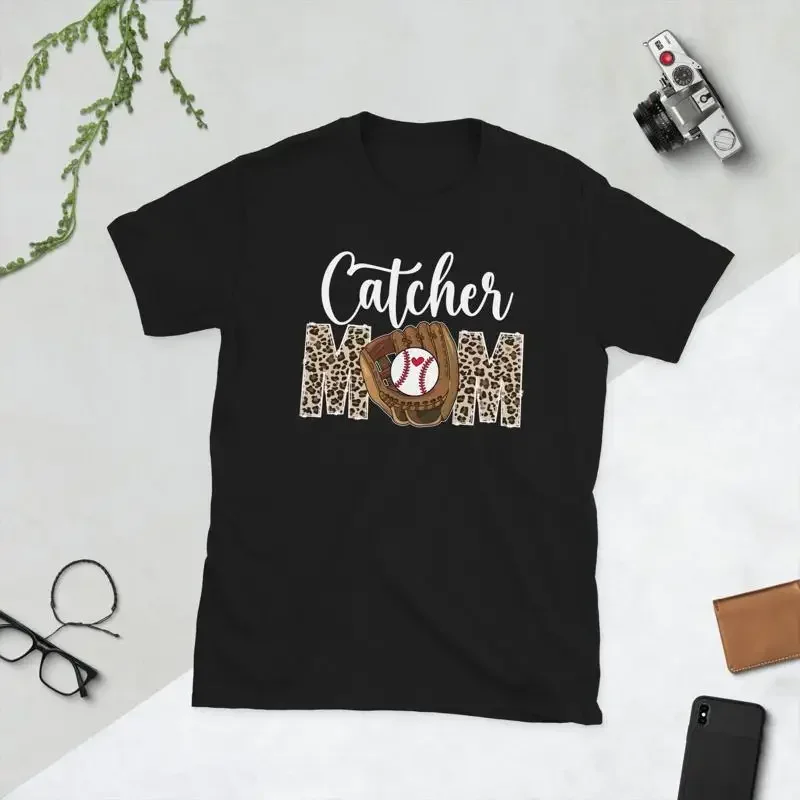 Baseball Catcher Mom Of A Mama T Shirt