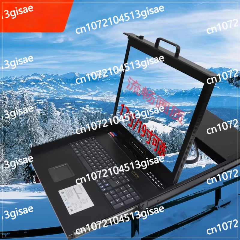 Switcher 8 Ports 16 Channels Four in One Out Multi-computer Host Server 19 Inch Screen Sharing Cabinet 1u Folding