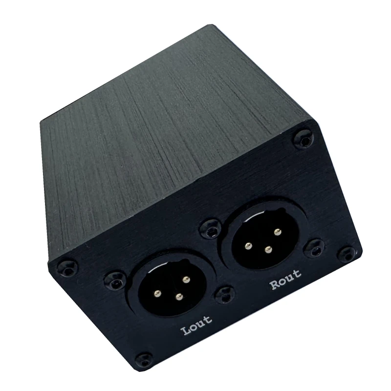 AES/EBU Digital To Analog Stereo Audio Decoder Supports Sampling Rates of 32-192K and LED Frequency Automatic Conversion