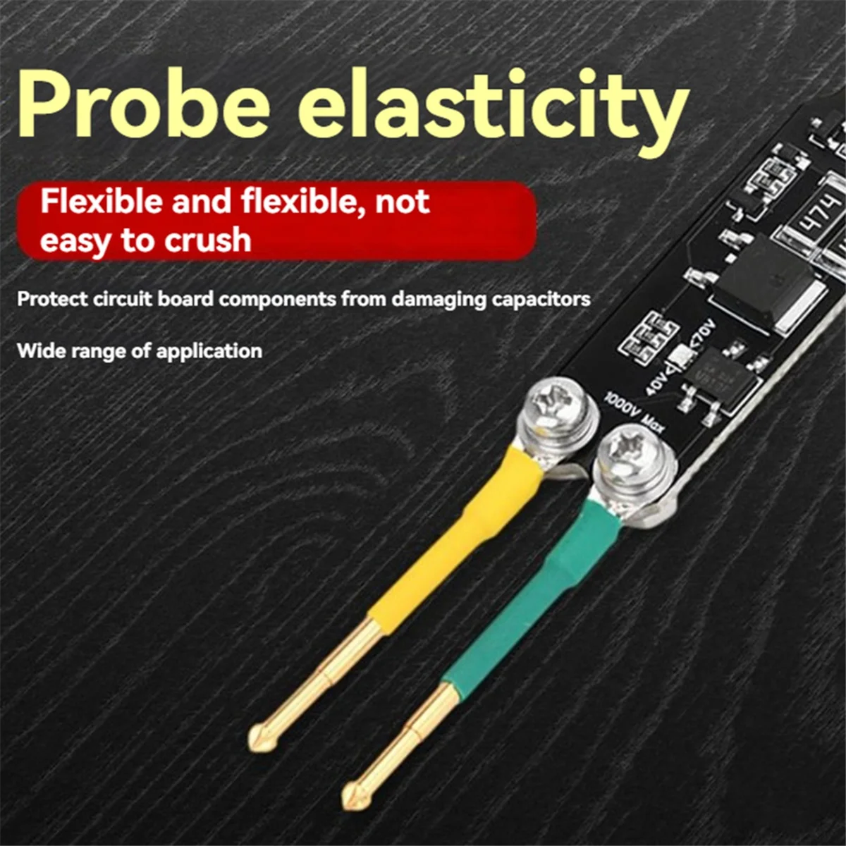 ABNJ Capacitor Discharge Pen Switch Power Supply Repair Discharge Maintenance Tool with Dual LED