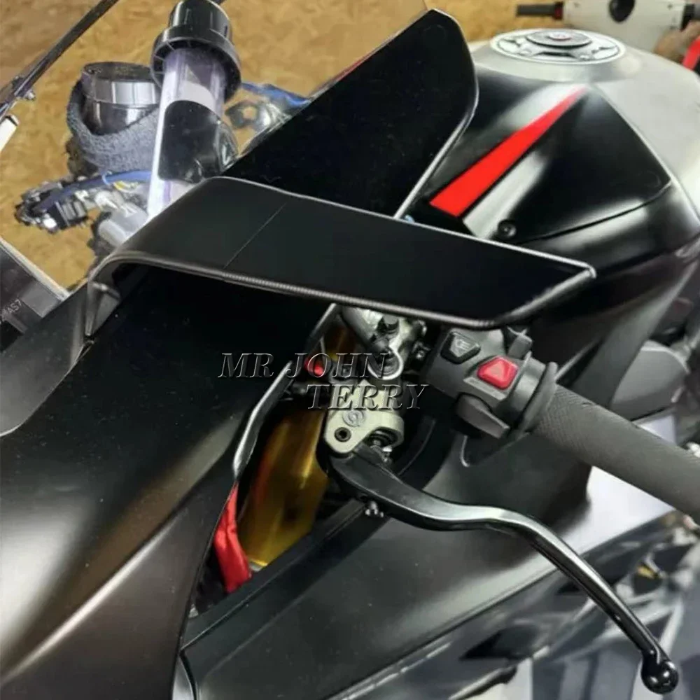 

Motorcycle Mirror Modified Wind Wing Adjustable Rotating Rearview Mirror For Ducati PANIGALE V2 Panigale V4 V4S V4R LED Turn Sig