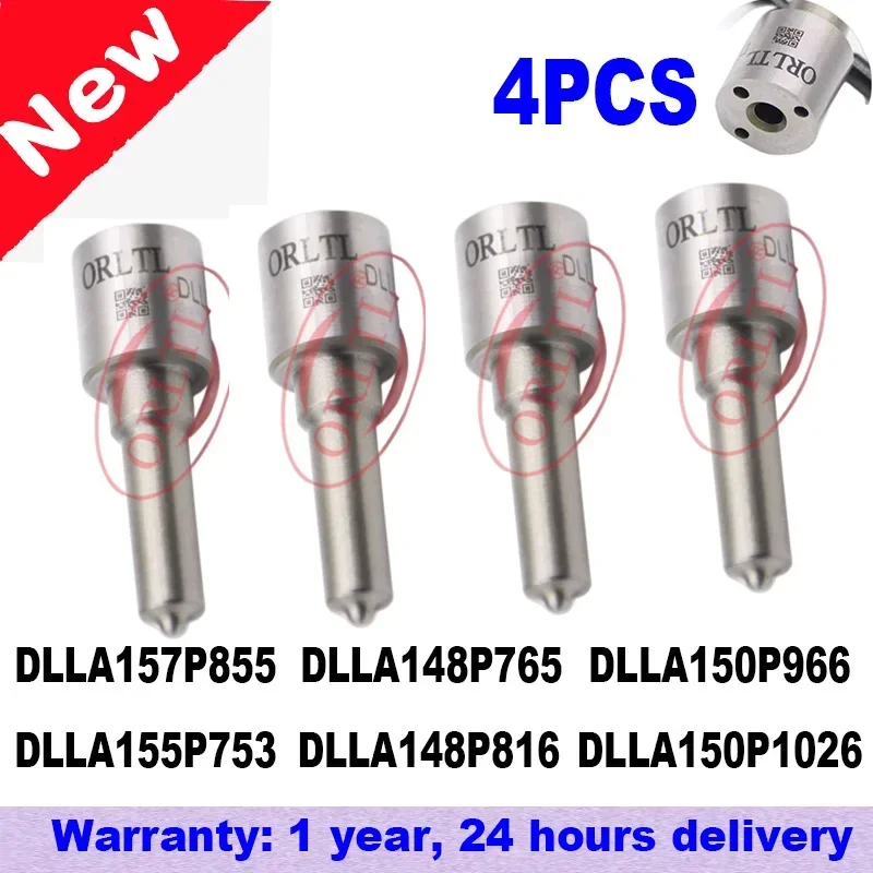 

4pcs DLLA150P1026 DLLA157P855 DLLA155P753 DLLA148P816 DLLA148P765 DLLA150P966 for DENSO New Diesel Rail Fuel Injector Nozzle