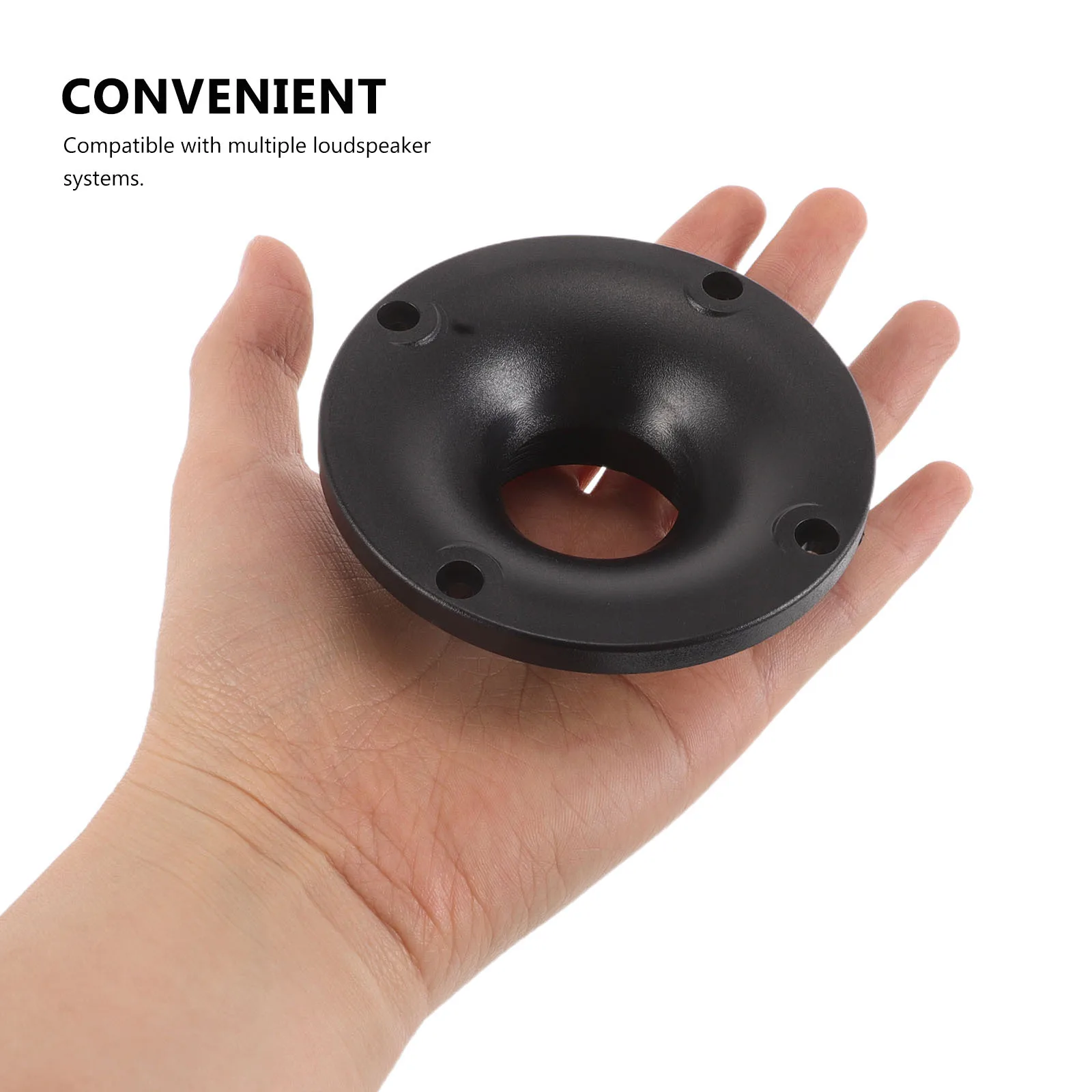 

4Pcs Plastic Horn Adapter 80Mm for Stage Loudspeaker Clear High-Frequency Sound Outdoor Performance Audio System Speaker Tweeter