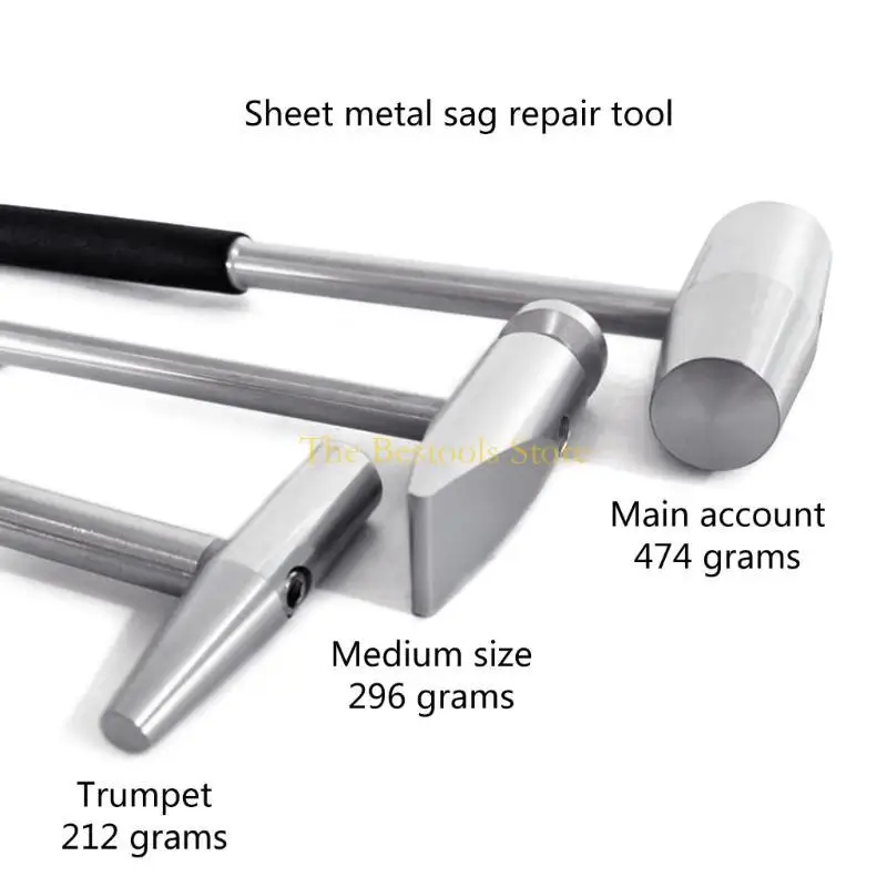 

12pf Car Dent Fix Tool Repair Nocpown Tap Down Hammer Blaint-Dent Dent Tap Toos Down Tool