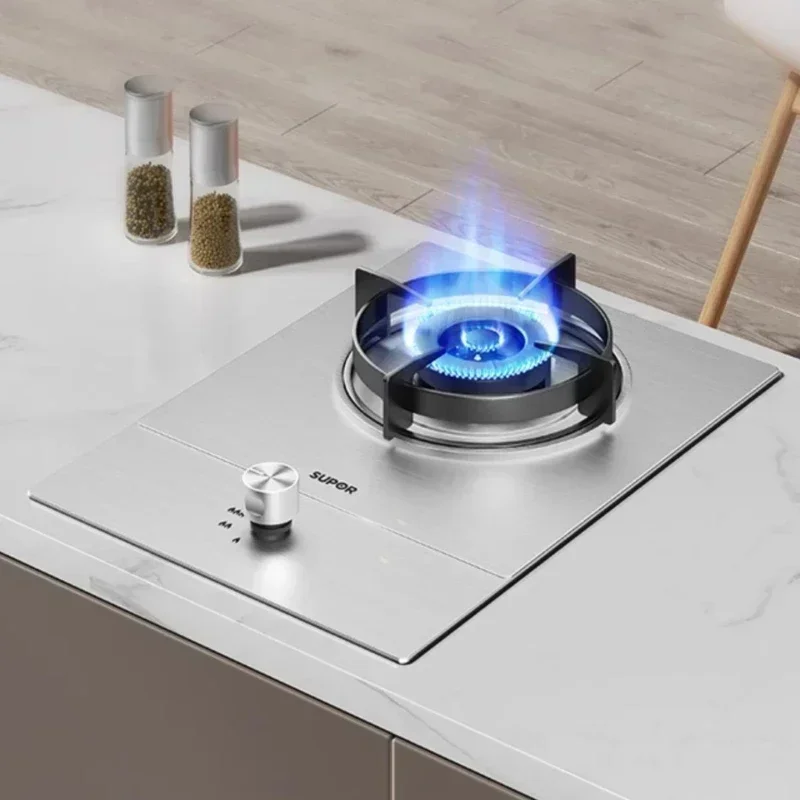 table embedded dual-purpose gas stove household new Stainless steel  gas stove pulse electronic ignition flameout protection