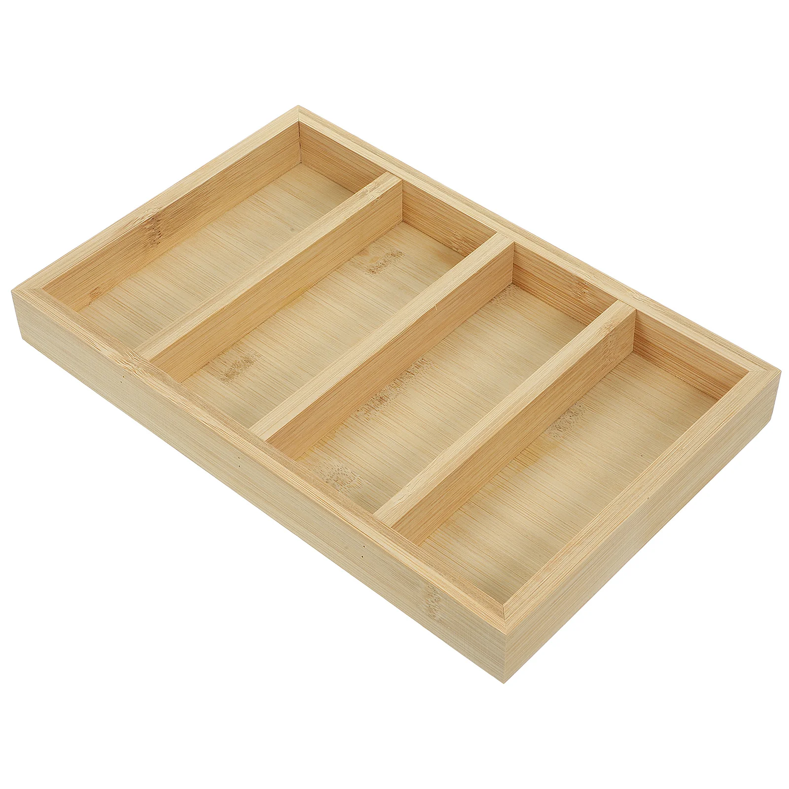 

Bamboo Eyewear Storage Tray Sunglasses Organizer Holder Desktop Glasses Display Large Capacity Multiple Compartments