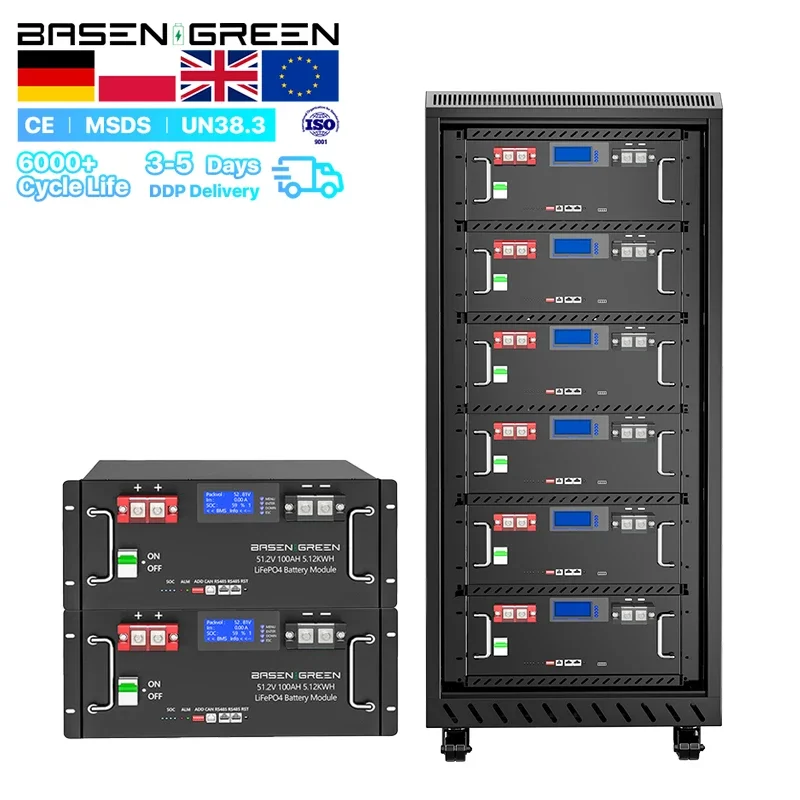 

Basengreen 6Kwh 10Kwh 15Kwh 20Kwh 25Kwh 12v 24v 48v 51.2v 50Ah 100Ah 150Ah 200Ah 280Ah 300Ah 400Ah 500Ah Lithium Lifepo4 Battery