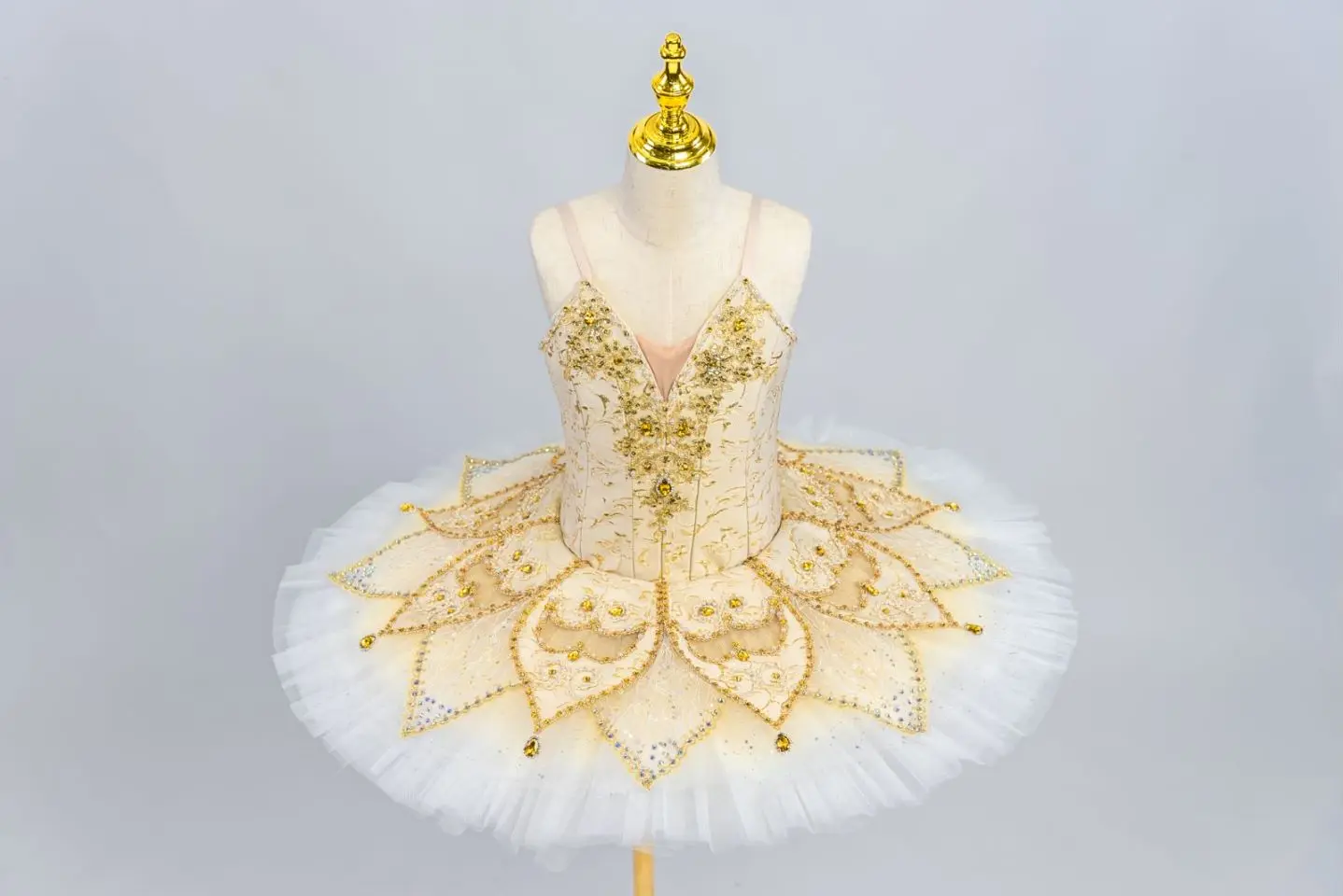 hampagne ballet dress plate skirt tutu competition dress performance dress professional custom