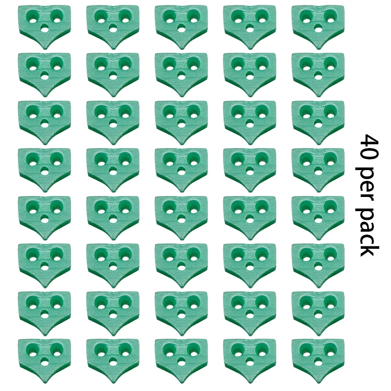 40pcs/bag Dental Silicone Wedges Rubber Add On Wedges Sectional Matrix Delta Ring Tine Dentist Dentistry Restoration Materials