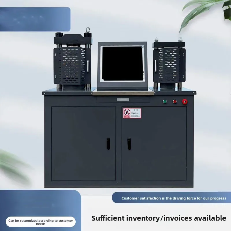 Automatic Electro-Hydraulic Cement Mortar Specimen Testing Machine for for test Compressive and Flexural Strength of Cement