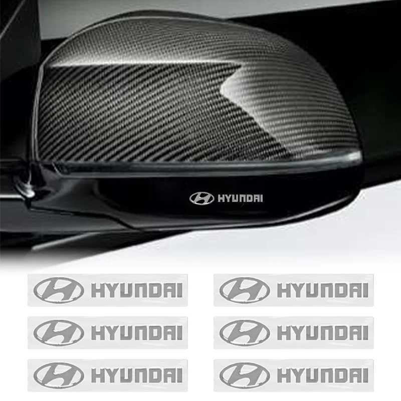 Pegatina con emblema de Metal 3D, calcomanías de decoración Interior de coche para Hyundai GENESIS Coupe Elantra Sonata Kona I30 IX30, accesorios de acento