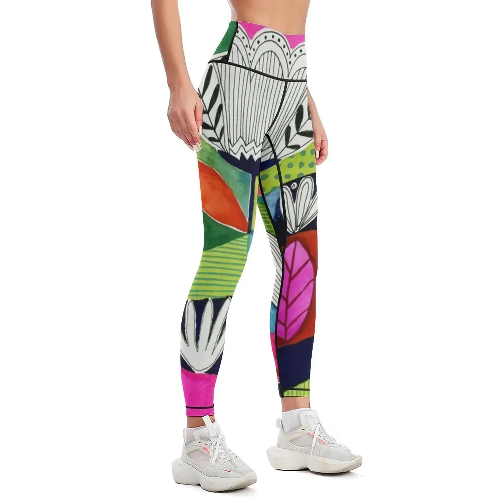 Tulip Jungle Leggings sports shirts gym Golf wear Fitness clothing gym top Womens Leggings