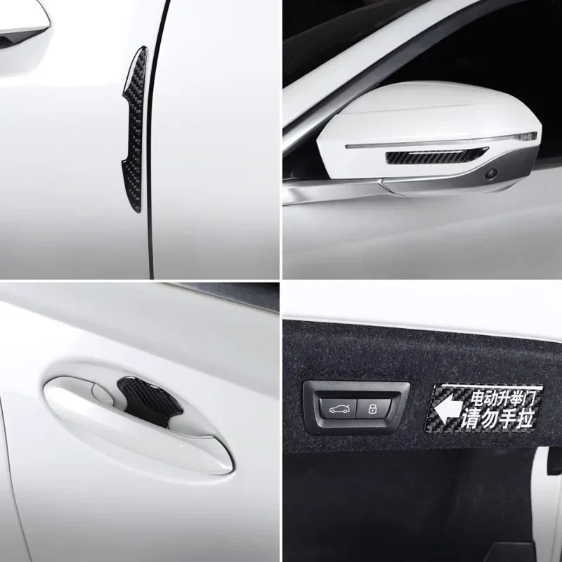 

Для Audi A4L/A6L/A7/A5/A3/Q7/Q5L/Q3 дверная полоса из углеродного волокна, противоударная полоса, край двери, противоскользящая полоса, украшение