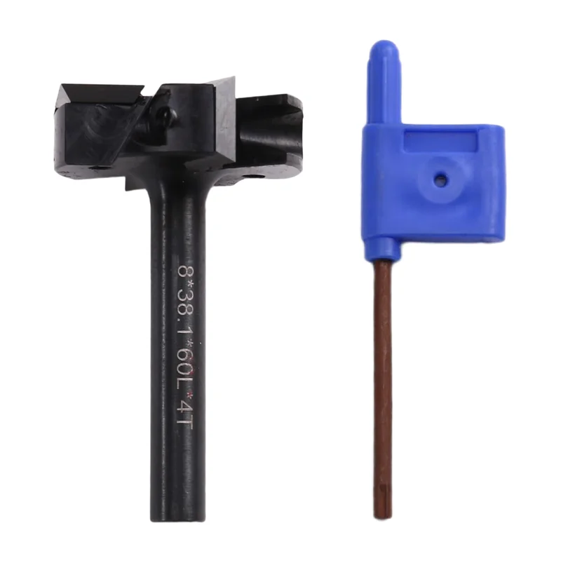 

AA76-CNC Spoilboard Surfacing Router Bit 8Mm Shank Carbide Insert Milling Cutter Slab Flattening Wood Planer Bit