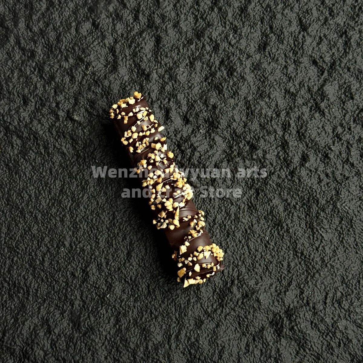 Chocolate crunch de maní falso: modelo de dulces realista, accesorio de fotografía para alimentos, decoración de exhibición de postres