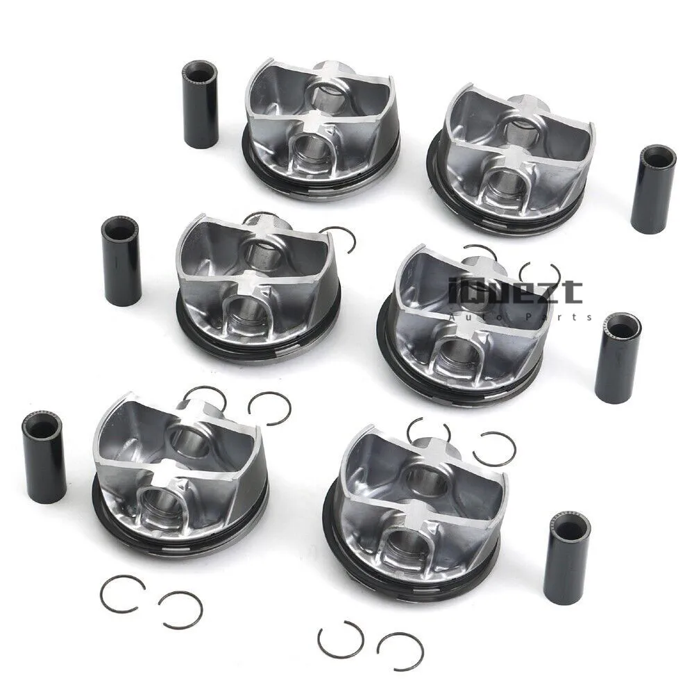 6x Pistons Rings Set STD Φ96mm for Porsche Macan Panamera S 4S 3.0T V6 970 95B 3.0L V6 Turbocharged 94610306007