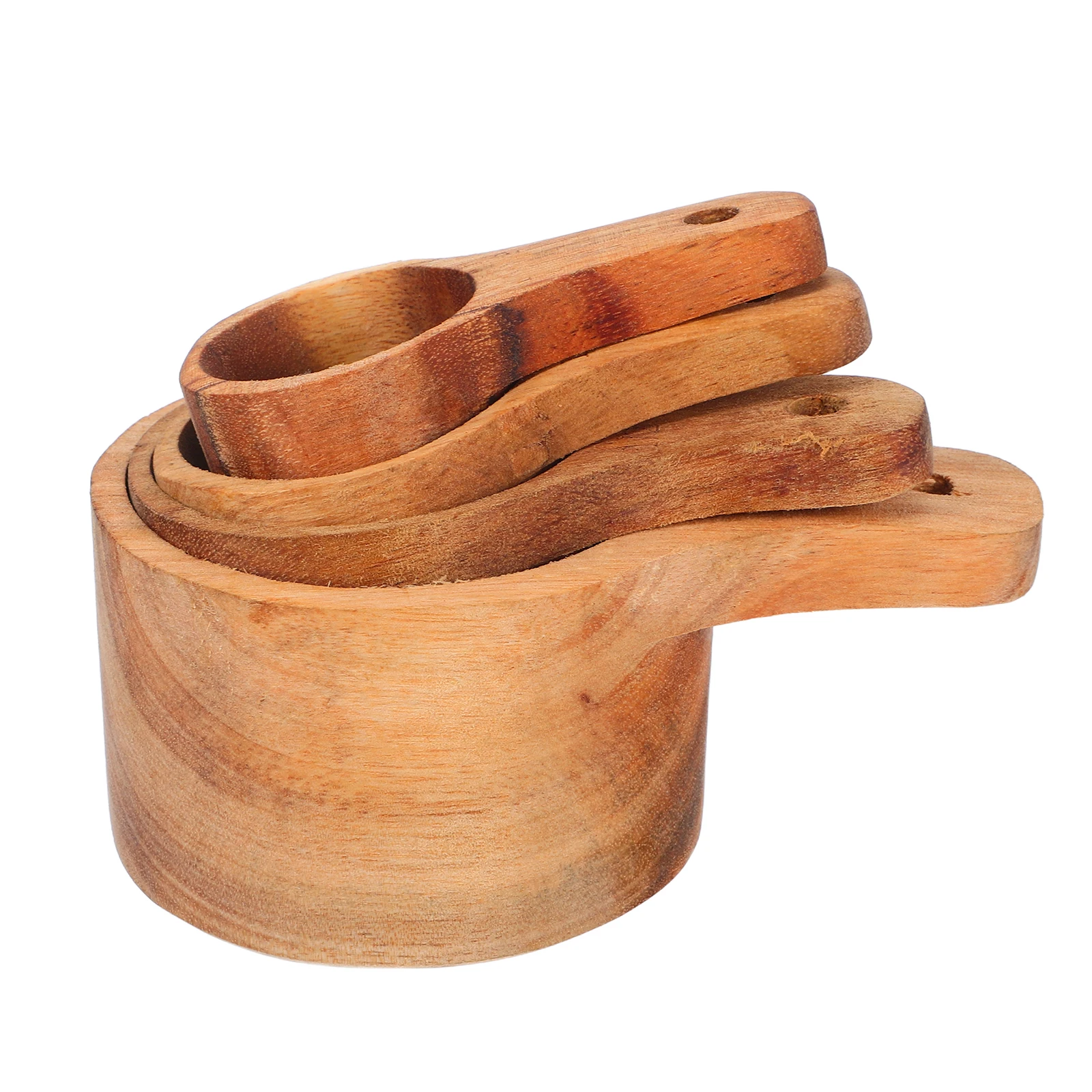 

4 шт. деревянные мерные ложки элегантные кухонные гаджеты для выпечки, приготовления пищи, кофе, чая, муки 126char деревянные ложки для приготовления пищи