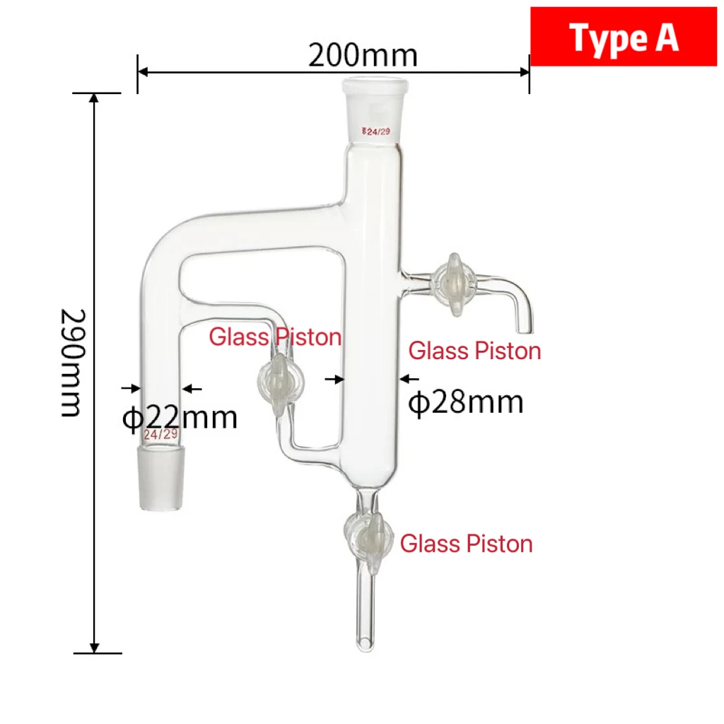 adaptador-receptor-de-destilacion-24-29-valvula-de-piston-de-tres-cristales-ptfe-piston-de-vidrio-separador-de-agua-de-reflujo