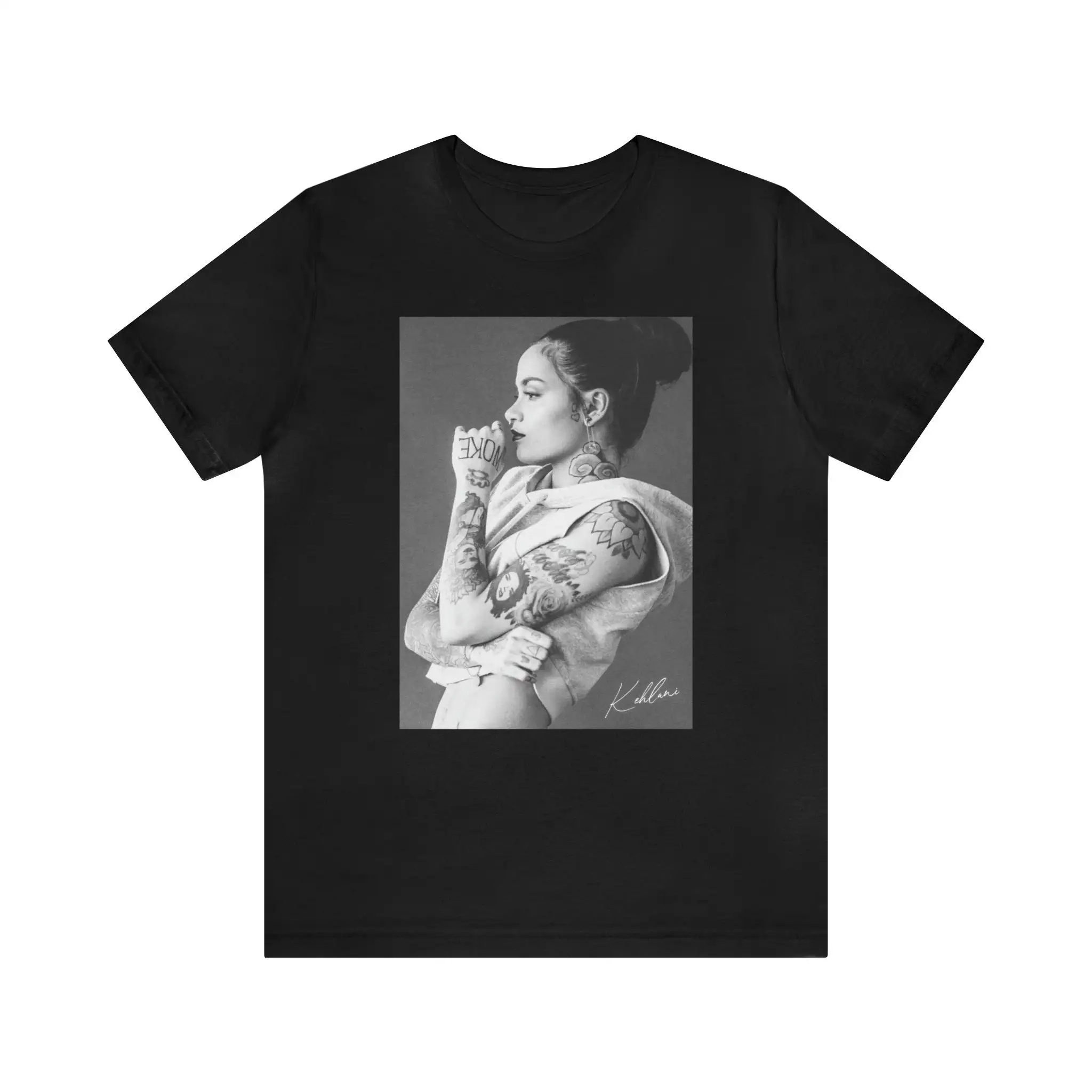 Kehlani Aesthetic Premium Crew Neck T Shirt Music Birthday Merch RnB Singer Rapper