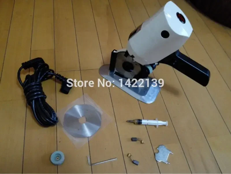라운드 나이프 전기 가위 천 절단기, 100mm 220V KSM100