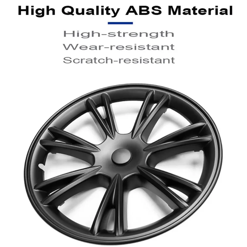 19Inch Hub Cap For Tesla Model Y 2022 Wheel Hubcap Performance Replacement Automobile ABS Wheel Cap Full Trim Cover Accessories