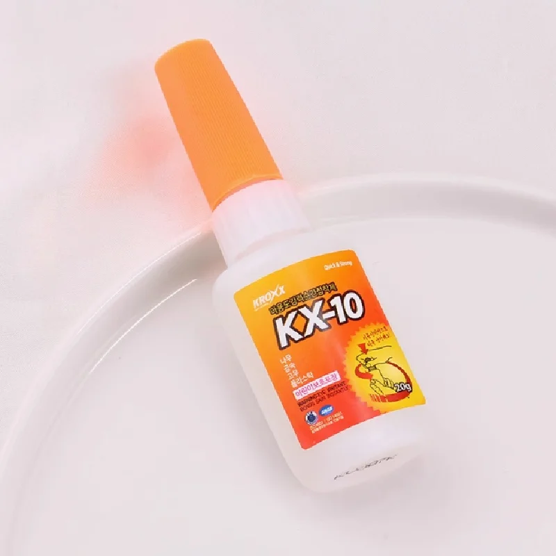 

1 шт., корейский быстросохнущий клей KX-01, супер клей, 20 г, ювелирные изделия своими руками с прочным быстросохнущим клеем
