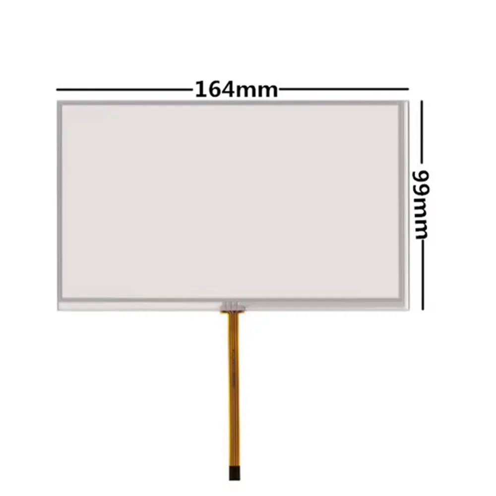 

7-inch 165mm*99mm 4pin resistive touch Digitizer screen for model HSD070IDW1-D00 HSD070IDW1-A20/A21 handwritten glass panel