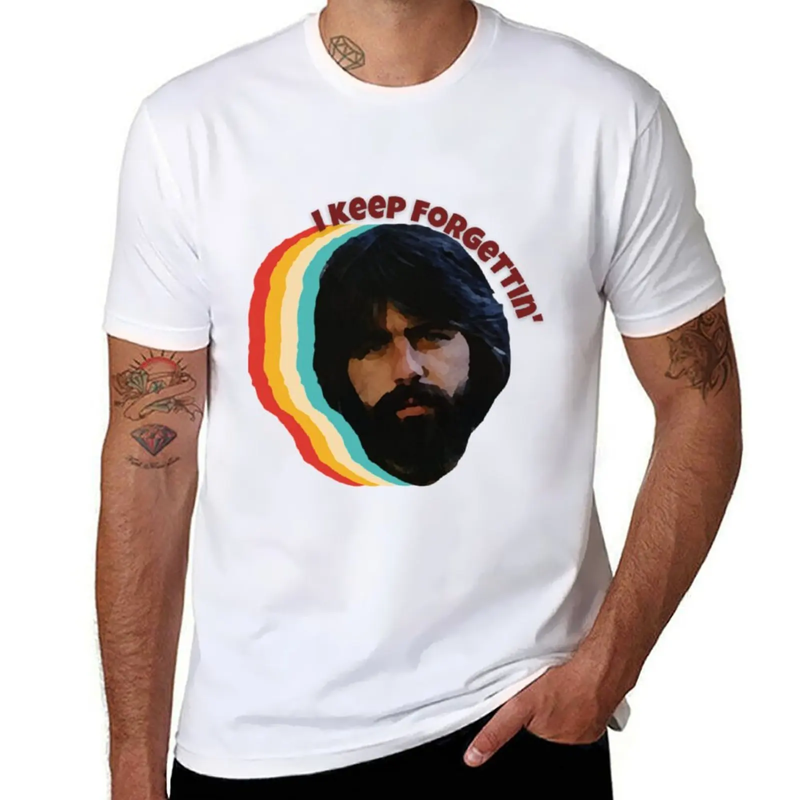 

michael mcdonald T-Shirt anime clothes blanks tshirts for men