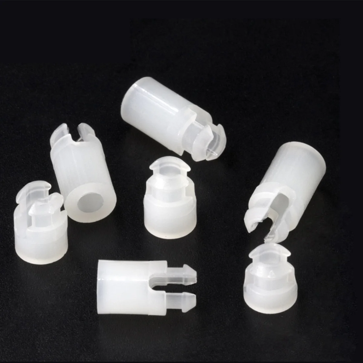 PC Board Flat Bottom Spacing Column Circuit Board Bracket Nylon Plastic Buckle Type Raised Column