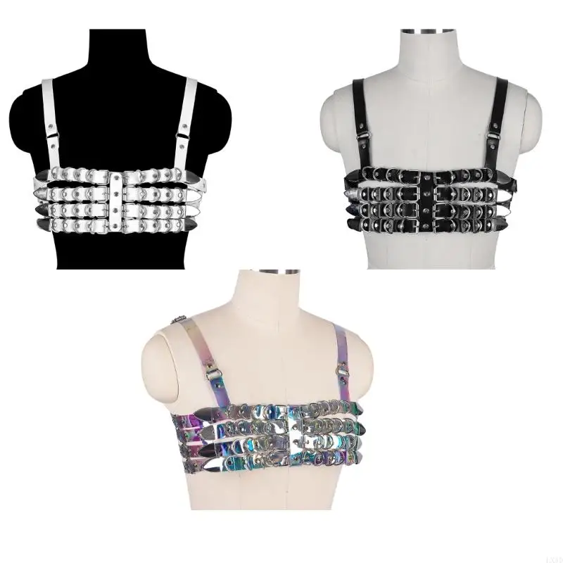 

LXAD панк -жгут тела готика многослойной металлической цепи сексуальные сети тела для женщин