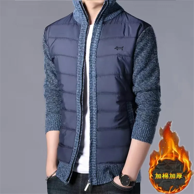 

High Quality Winter Villus Thick Men's Golf Jackets Vest Zipper Cardigan Velvet Warm Golf Coats Man's Sweater Knitwear 골프웨어 남성