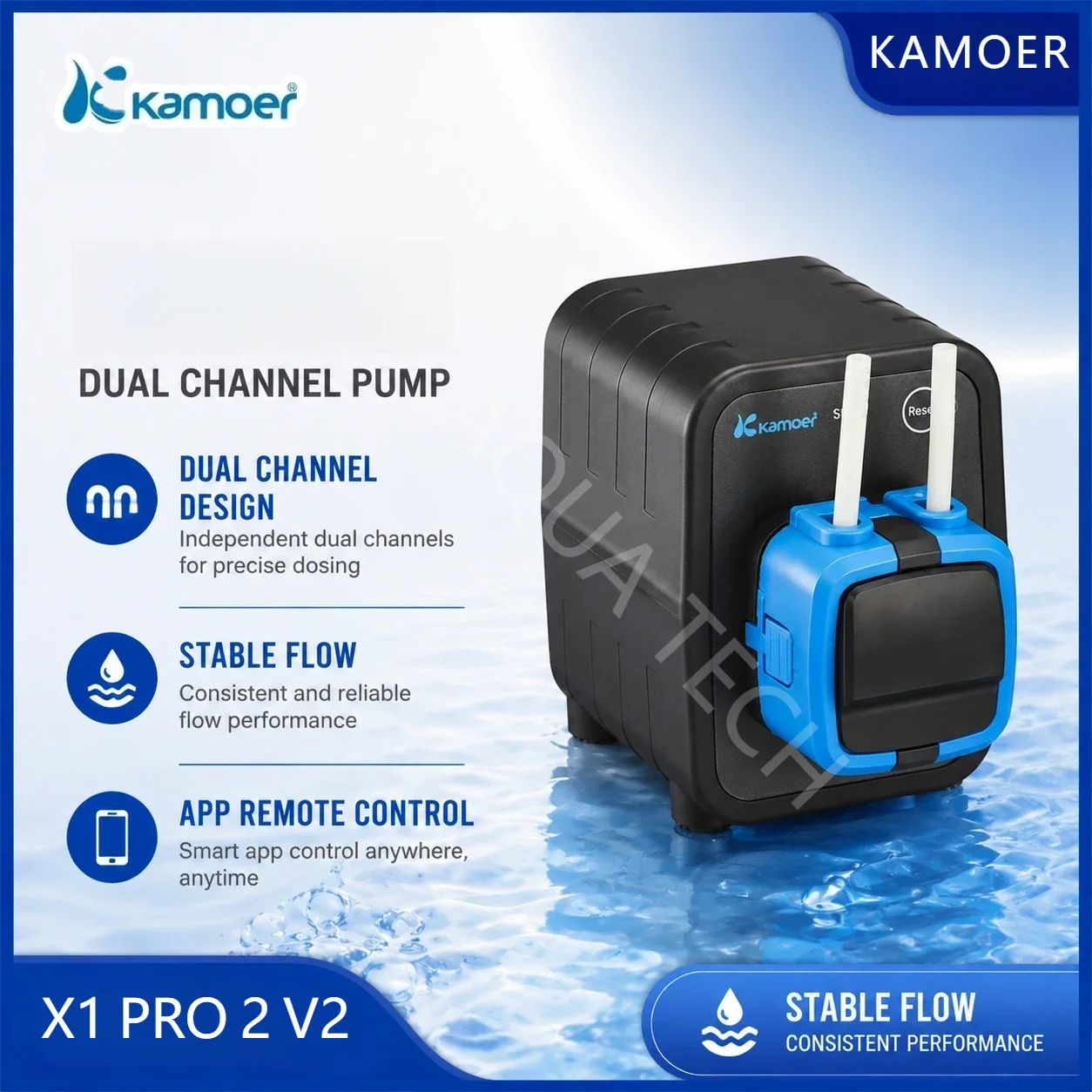 Kamoer X1 PRO 2 V2 WiFi APP Programmable Smart App Control Dosing