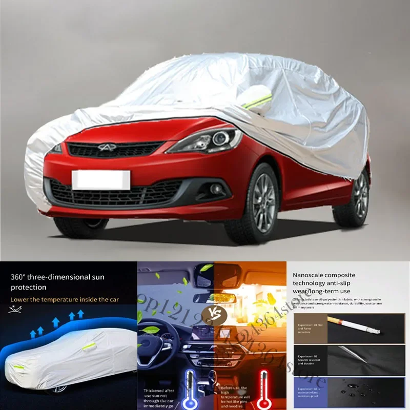 

For Chery Fulwin 2 Auto Anti snow Anti dust Anti-uv Anti peeling paint And Anti Rainwater 210t car cover Car cover protection