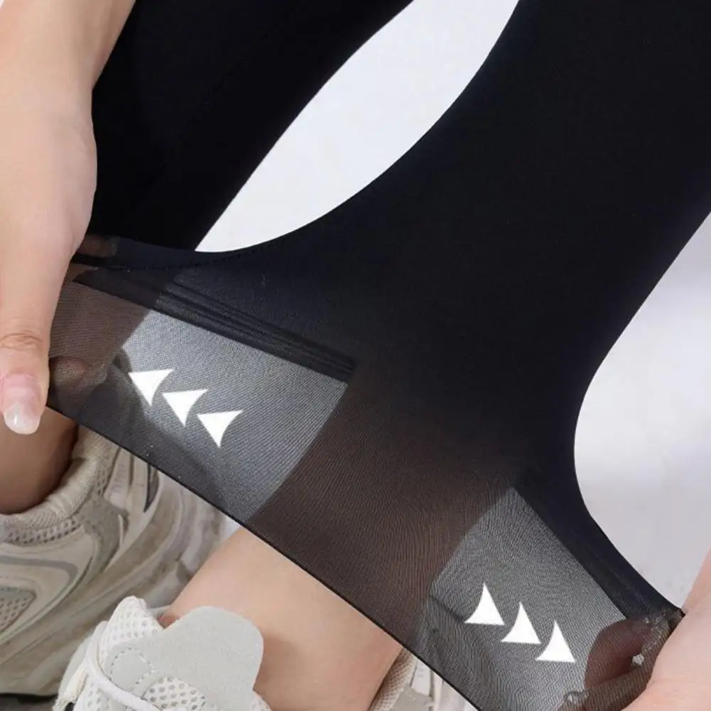 

Outdoor Leggings Yoga Leggings Nylon Fabric High Waist Uv Protection Yoga Leggings for Women Breathable Elastic for Sports