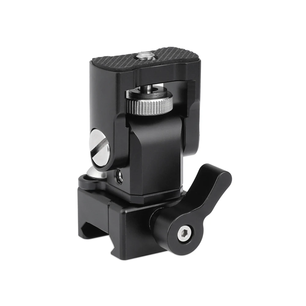 HDRIG NATO Clamp Quick Release NATO Support Bracket With 1/4"-20 Thread Screw Mount For DSLR Camera Monitor