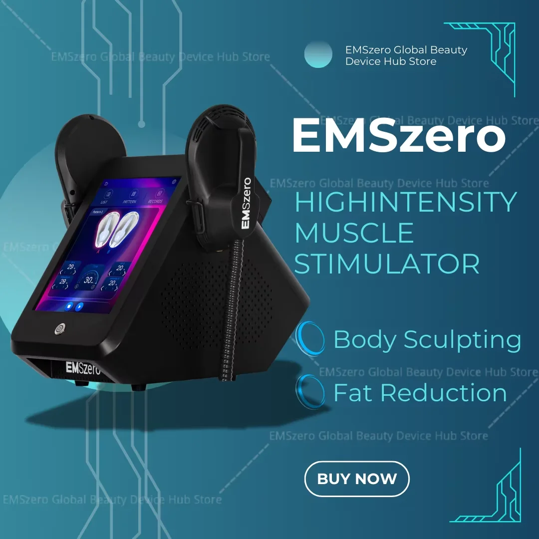 Professional EMSzero Body Sculpt Machine 6500W Muscle Stimulator 200Hz EMS RF Portable EMSzero Slimming Device Fat Removal