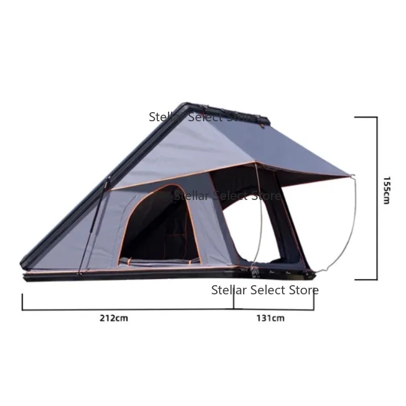 

Аксессуары для внедорожного внедорожника 4X4, тент на крыше автомобиля, водонепроницаемая Оксфордская палатка на крыше с твердым корпусом для кемпинга на открытом воздухе