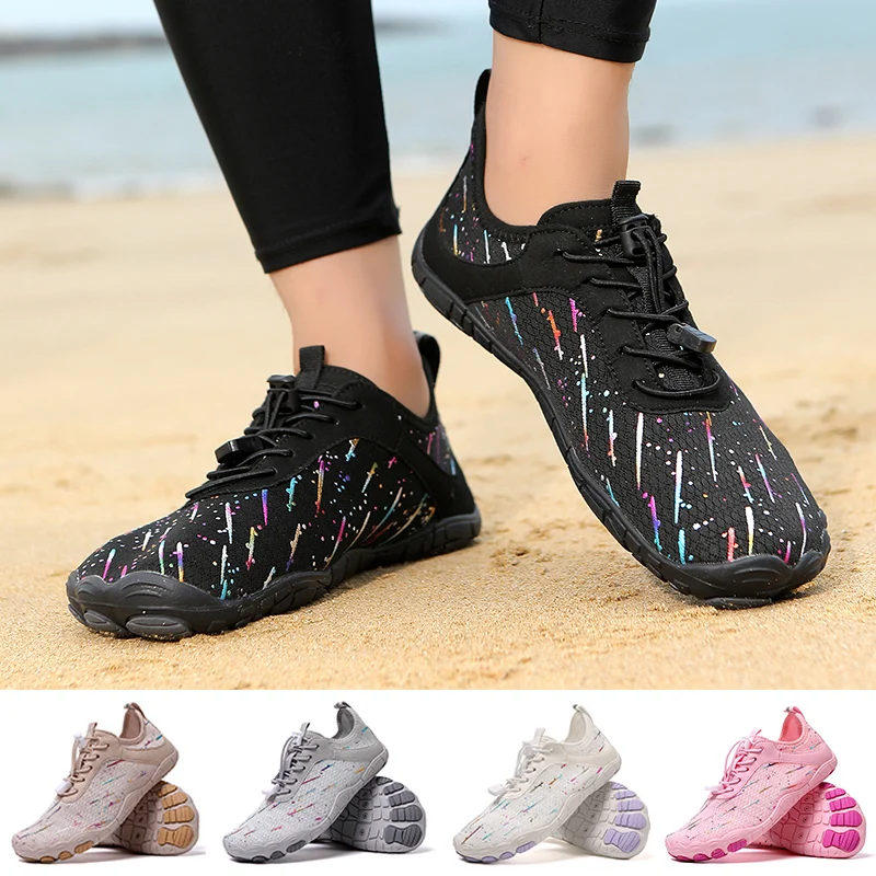 

Men's And Women's Meteor Shower Pattern Five-Finger Water Shoes Quick Dry Playing Water Shoes Hiking Beach Shoes Wading Shoes