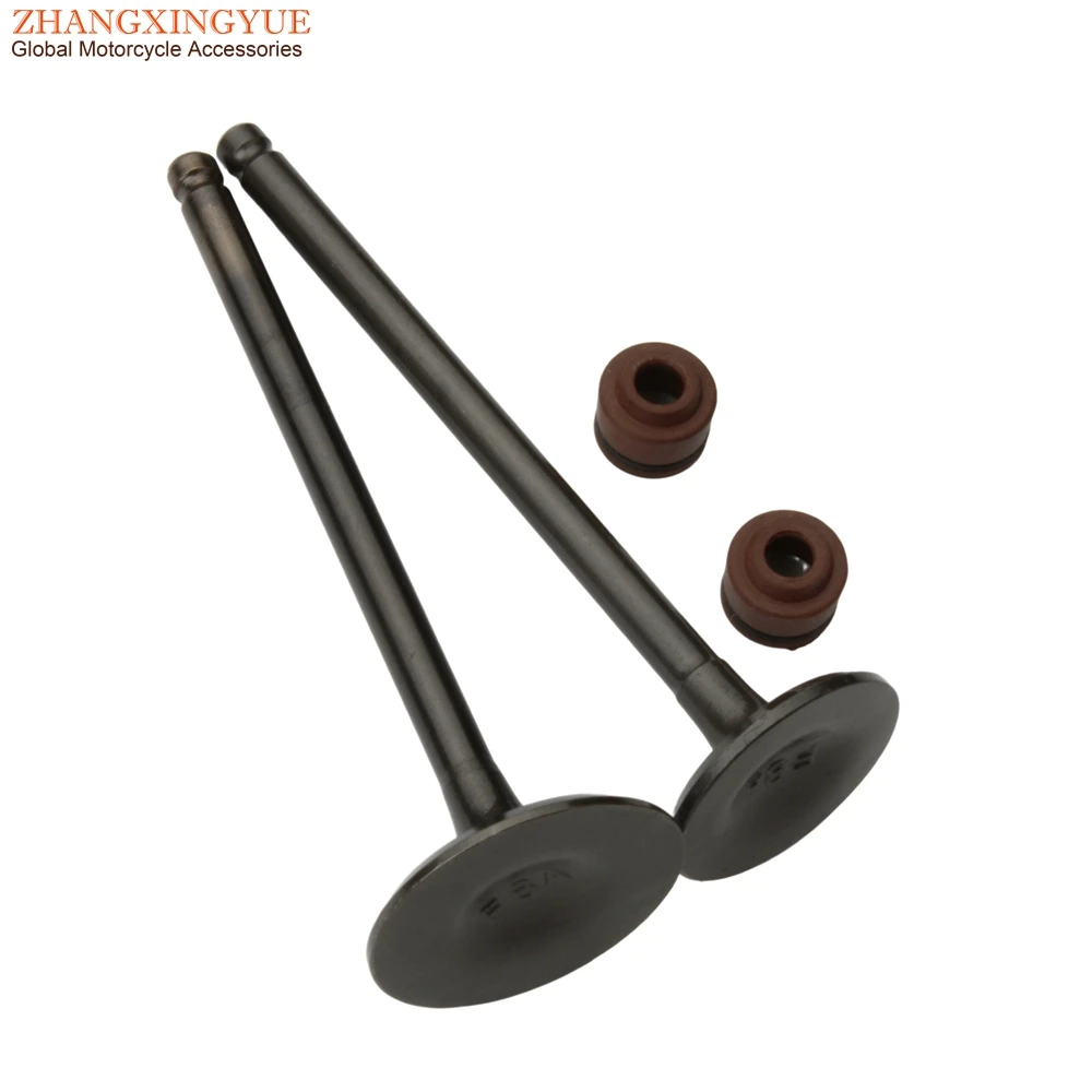 Scooter Intake And Exhaust Valves For SYM Fiddle 3 Jet 14 Symphony ST SR 125cc 200cc E4 14711-F8A-000 14721-F8A-000