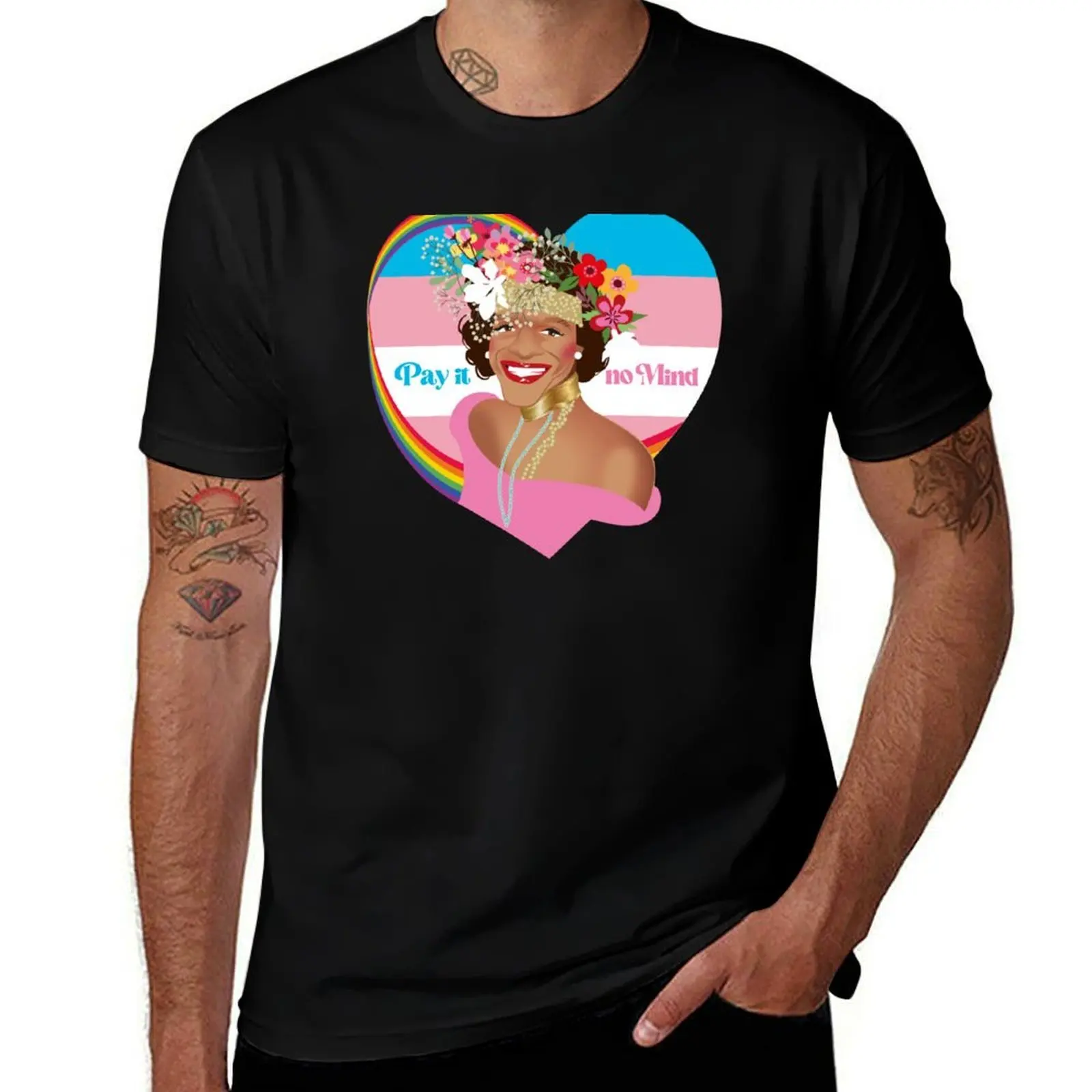 Pay it no mind T-Shirt Fashion Graphic Tee for Men T-Shirt