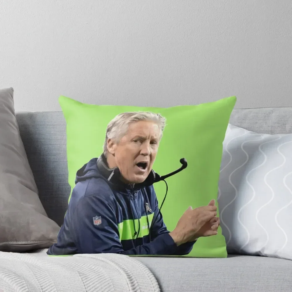 

Pete Carroll chewing gum Throw Pillow Cushions luxury throw pillow covers pillow