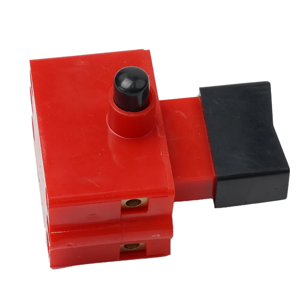 

FA2-10/2B Триггерный переключатель ABS Нейлон Электрические инструменты Большой выдвижной 10 (10)А 250 В 5E4 Черный + Красный Замок на Типе Пластик