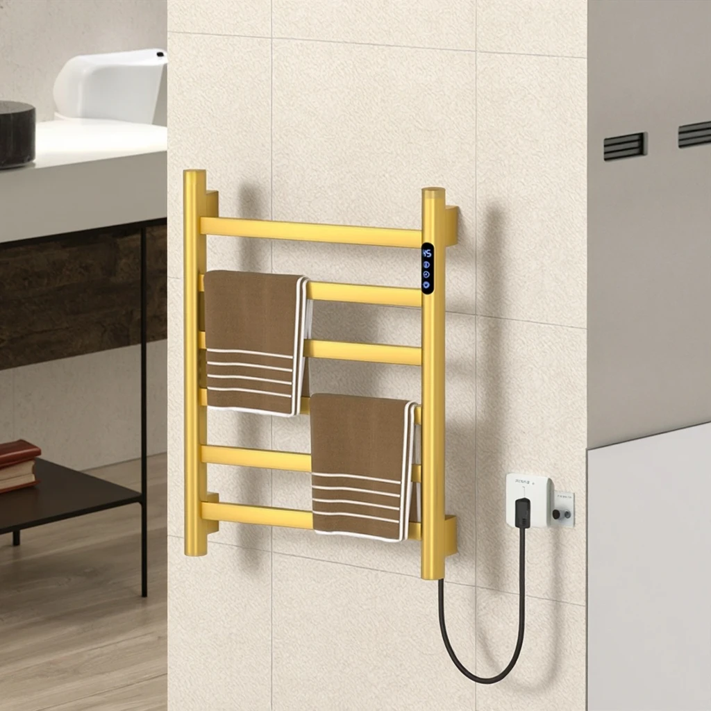 Heated Electric Towel Rack Constant Temperature 40-60℃ Rust-Proof Designpromote sales