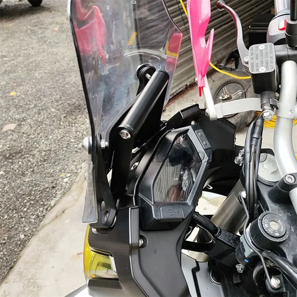 Navigation stick For VOGE 300GY Rally Rally Valico 300 Rally Windshield Mobile Navigation Stand Multi functional Expansion Stand