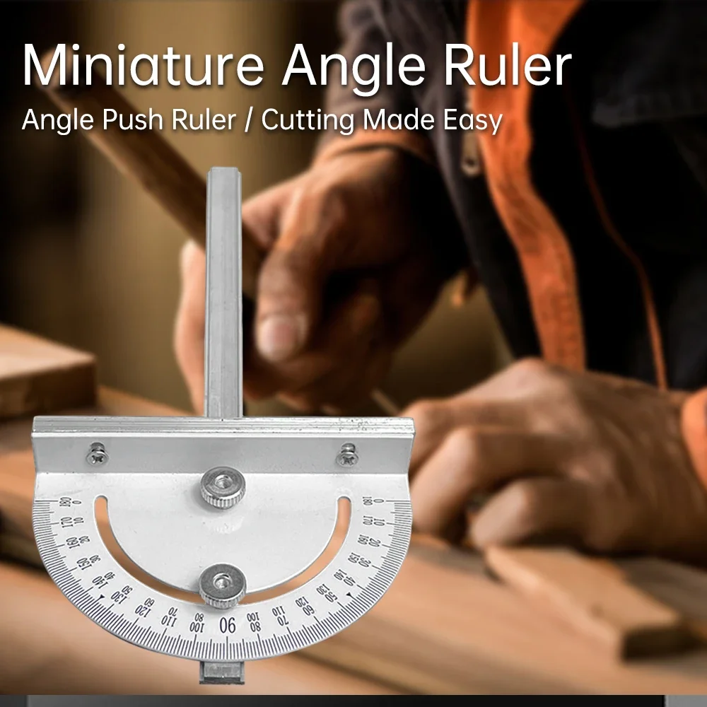 テーブルソー角度定規メーター測定分度器定規 180 度ゲージゴニオメーターステンレス鋼木工測定ツール