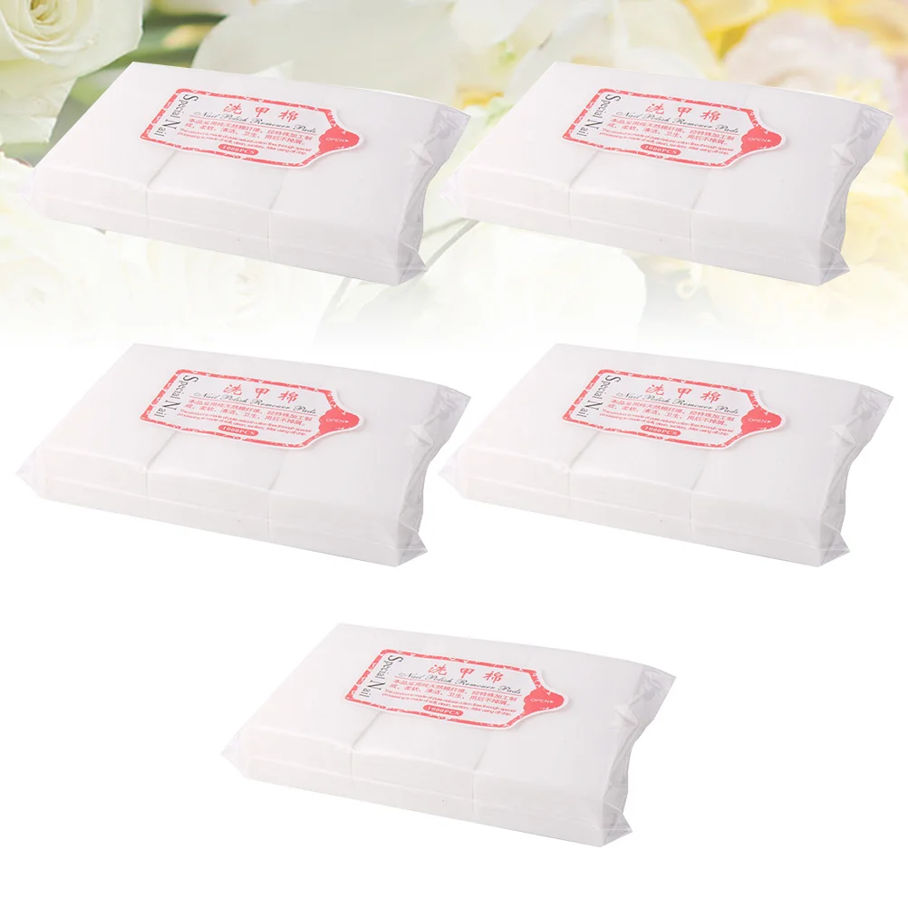 3000Pcs Nail Hard Removing Pads Thickened Soft Disposable Nail Polish Remover Cleaning Towels Suitable for Gel Polish Removal