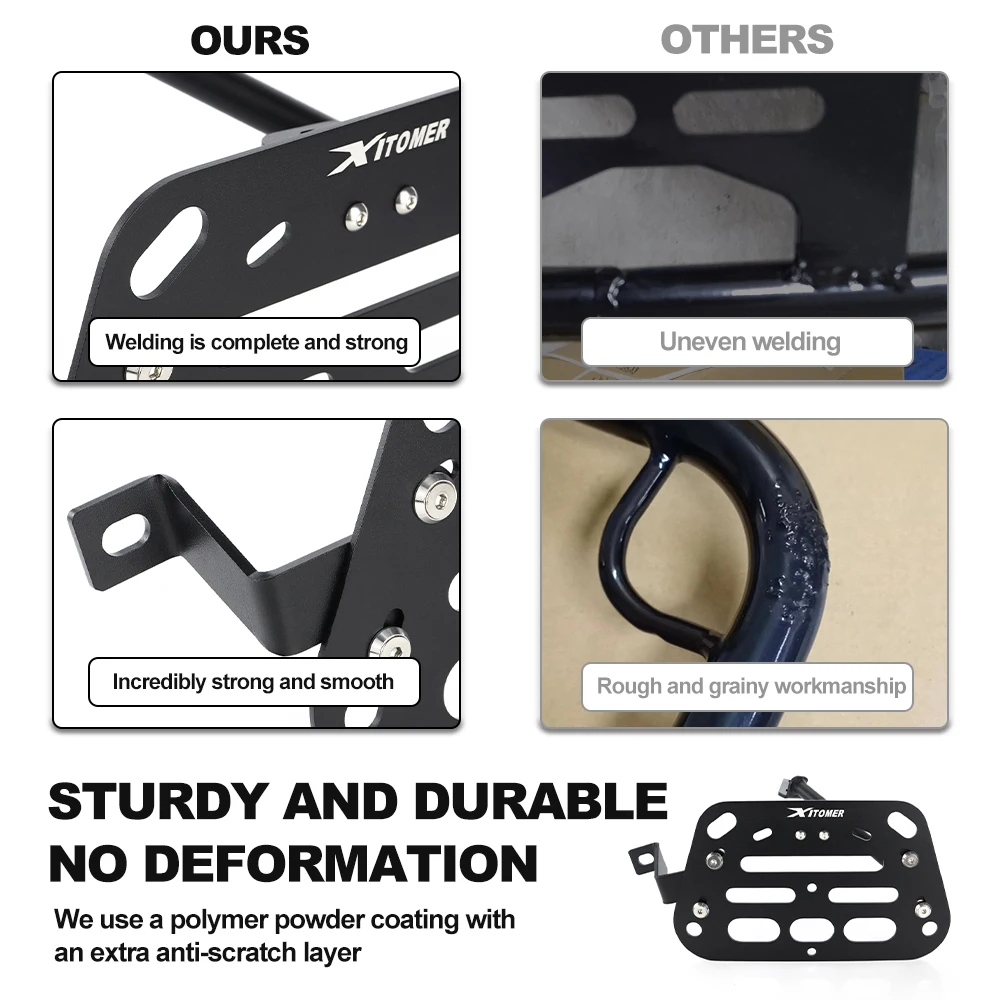 ホンダDAX125 DAX125 2022 2023 2024 2025 バイク用サドルバッグサポートバー マウントブラケット サイドラゲッジラック パニアラック